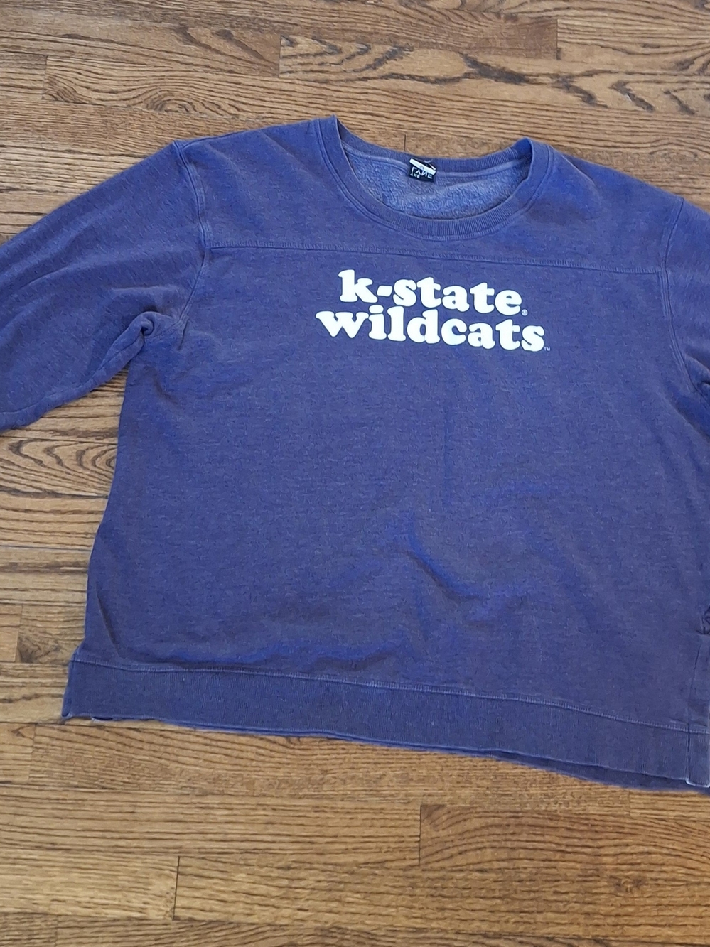 K-State Wildcats Kids Purple Tunic Crewneck Sweatshirt - STATE